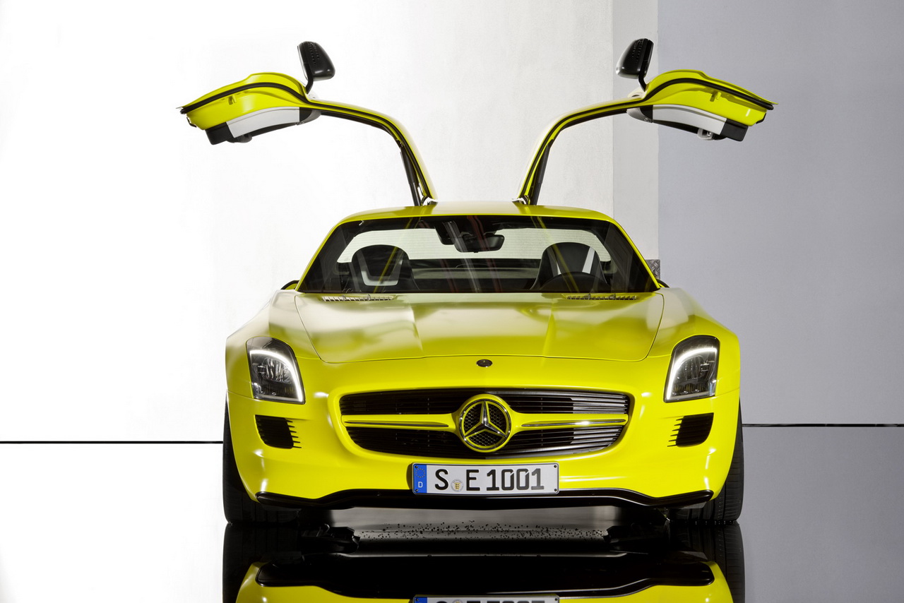 Mercedes SLS AMG E-Cell (нови снимки)