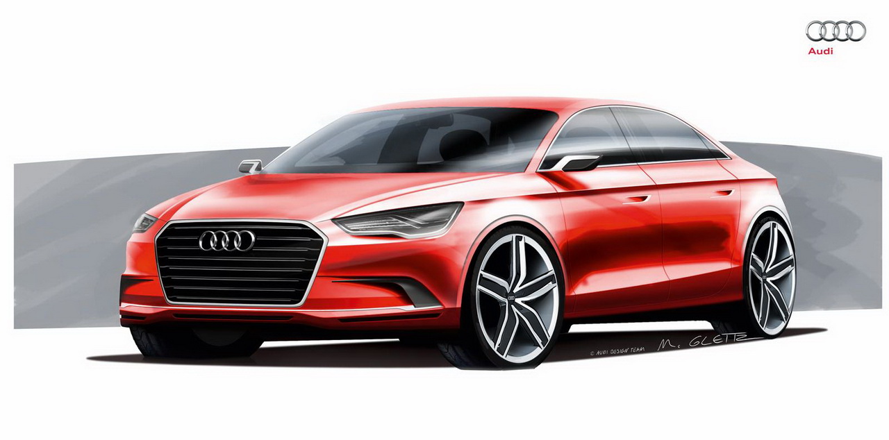 Audi A3 Sedan Concept (скици)