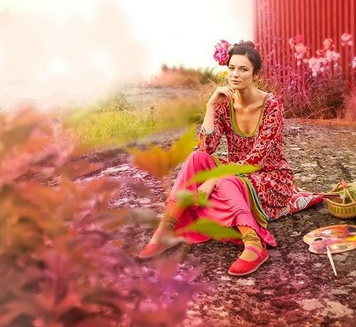 Модели на Гудрун Сьоден