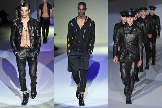 Мрачната пролетна колекция на Emporio Armani