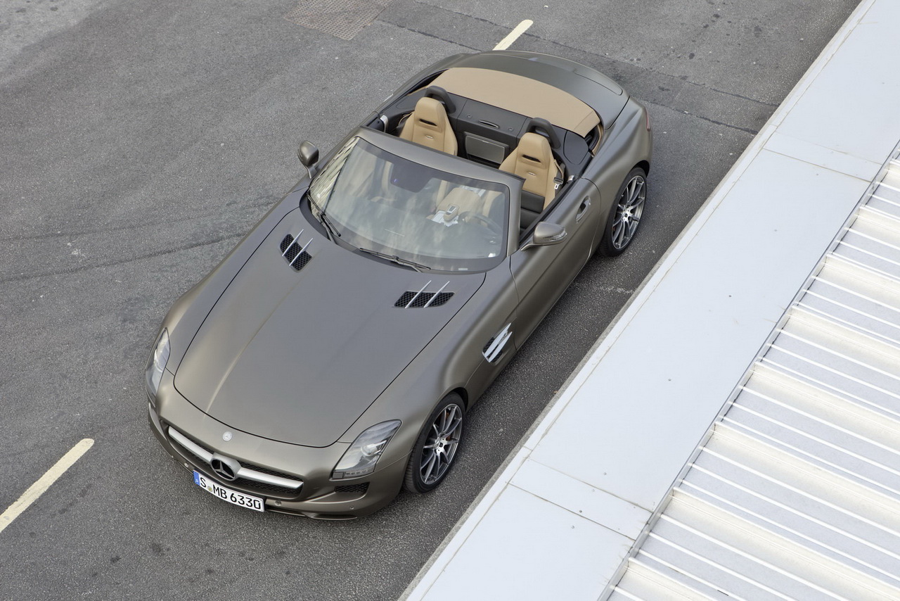 Mercedes SLS Roadster (нови снимки)